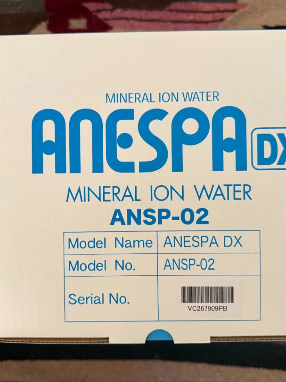 Enagic Anespa DX Mineral Ion Water ANSP-02